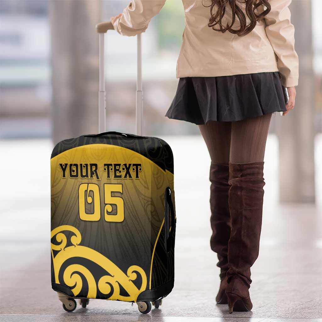 Custom Motueka High School Luggage Cover Maori Koru Pattern