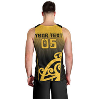 Custom Motueka High School Men Tank Top Maori Koru Pattern