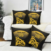 Custom Motueka High School Pillow Cover Maori Koru Pattern