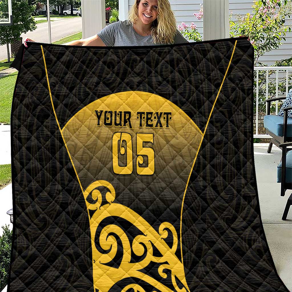 Custom Motueka High School Quilt Maori Koru Pattern