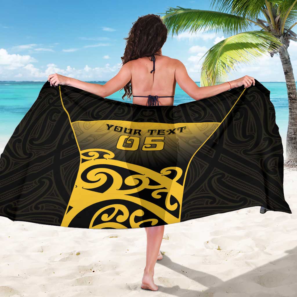 Custom Motueka High School Sarong Maori Koru Pattern