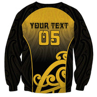 Custom Motueka High School Sweatshirt Maori Koru Pattern