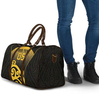 Custom Motueka High School Travel Bag Maori Koru Pattern
