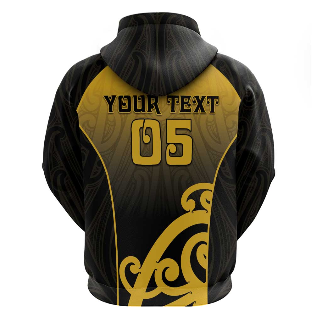 Custom Motueka High School Zip Hoodie Maori Koru Pattern