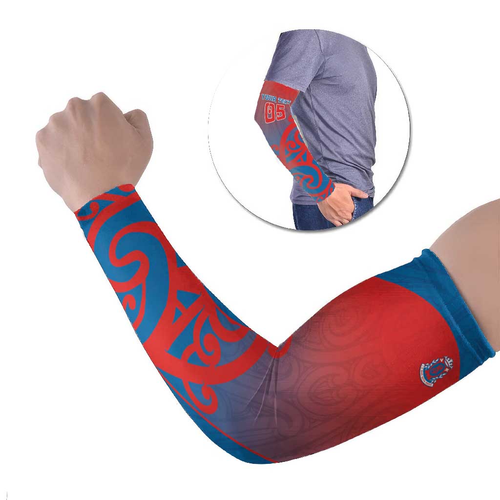 Custom St Joseph's Maori Girls' College Arm Sleeves Maori Koru Pattern