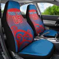 Custom St Joseph's Maori Girls' College Car Seat Cover Maori Koru Pattern