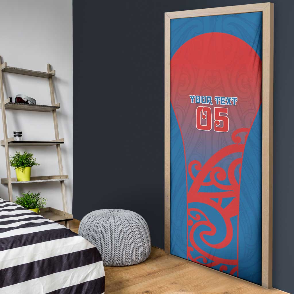 Custom St Joseph's Maori Girls' College Door Cover Maori Koru Pattern