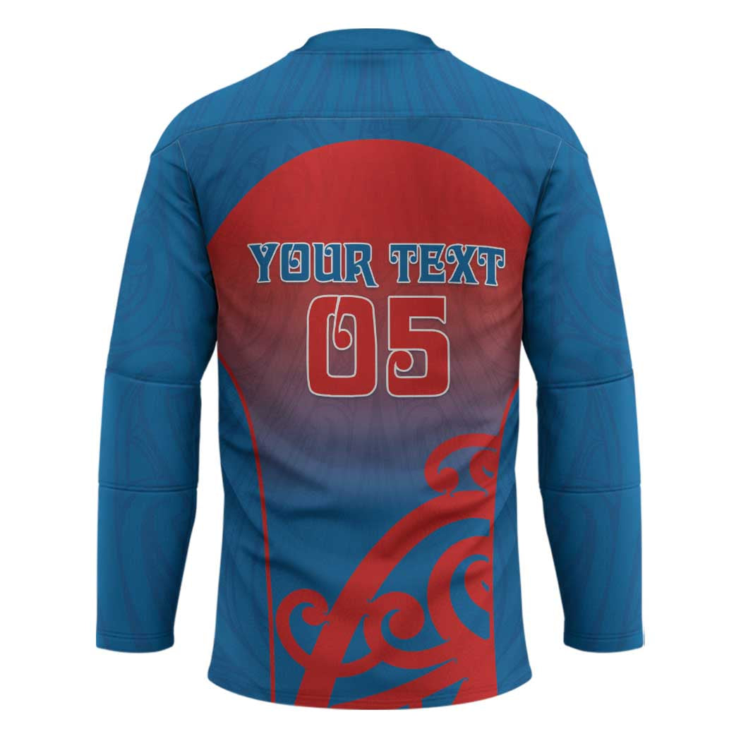 Custom St Joseph's Maori Girls' College Hockey Jersey Maori Koru Pattern