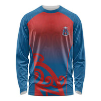 Custom St Joseph's Maori Girls' College Long Sleeve Shirt Maori Koru Pattern