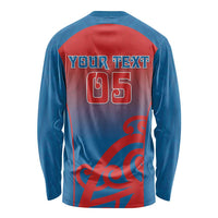 Custom St Joseph's Maori Girls' College Long Sleeve Shirt Maori Koru Pattern