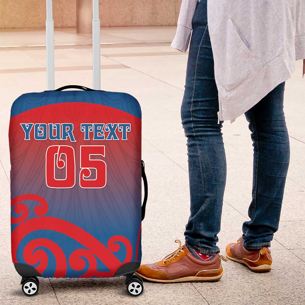 Custom St Joseph's Maori Girls' College Luggage Cover Maori Koru Pattern