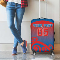 Custom St Joseph's Maori Girls' College Luggage Cover Maori Koru Pattern