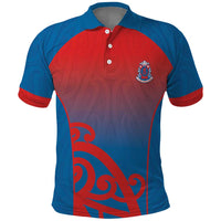 Custom St Joseph's Maori Girls' College Polo Shirt Maori Koru Pattern
