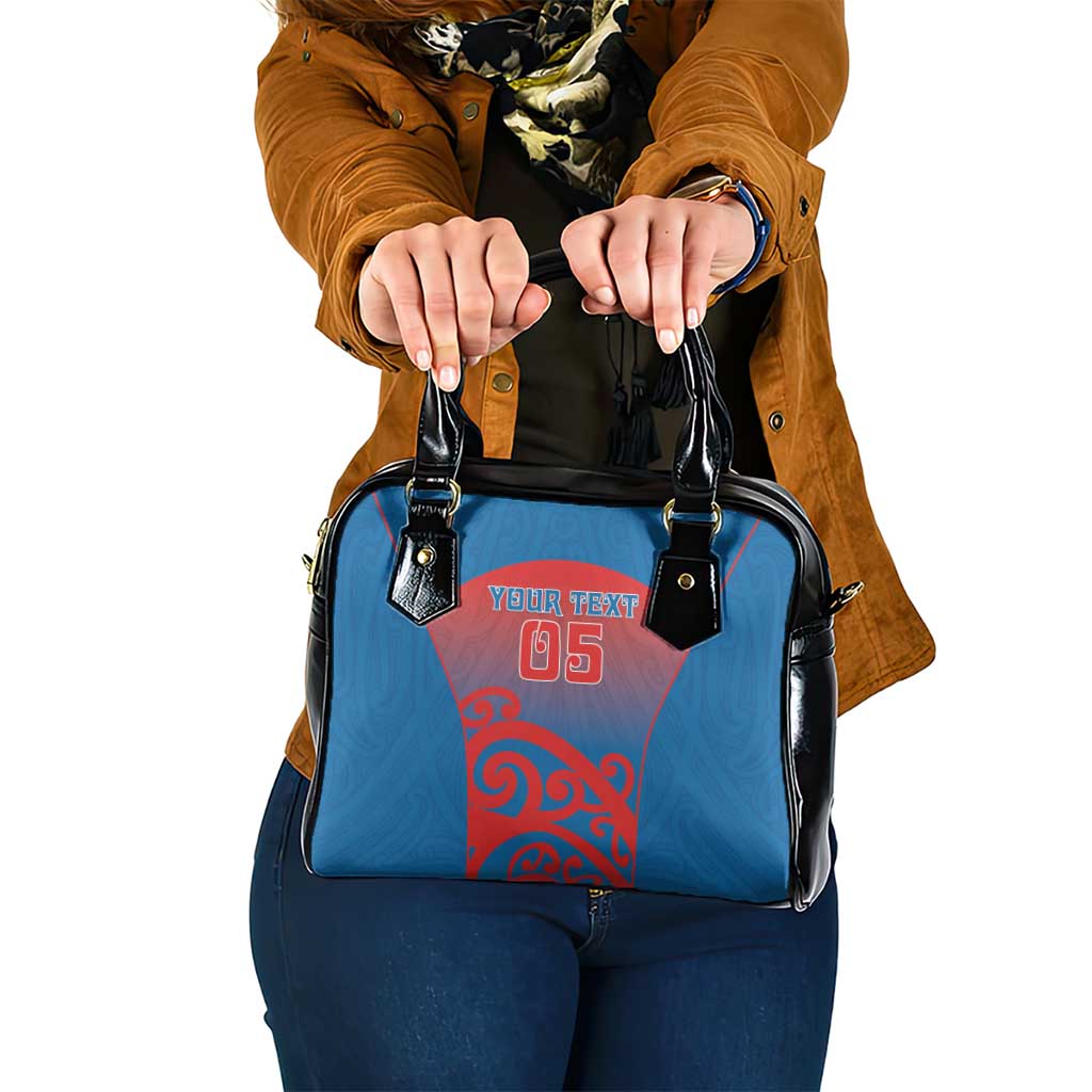 Custom St Joseph's Maori Girls' College Shoulder Handbag Maori Koru Pattern