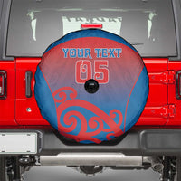 Custom St Joseph's Maori Girls' College Spare Tire Cover Maori Koru Pattern