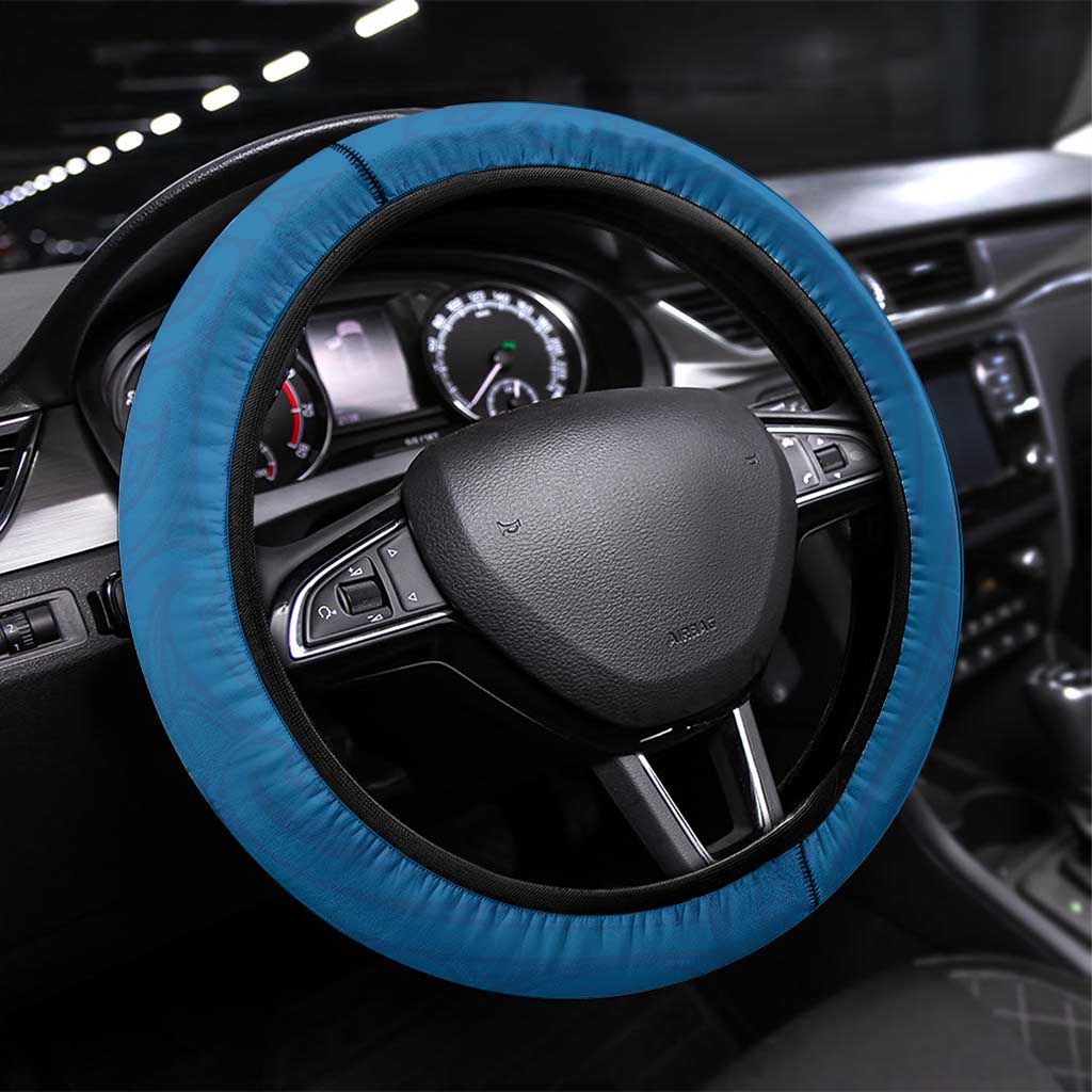 St Joseph's Maori Girls' College Steering Wheel Cover Maori Koru Pattern