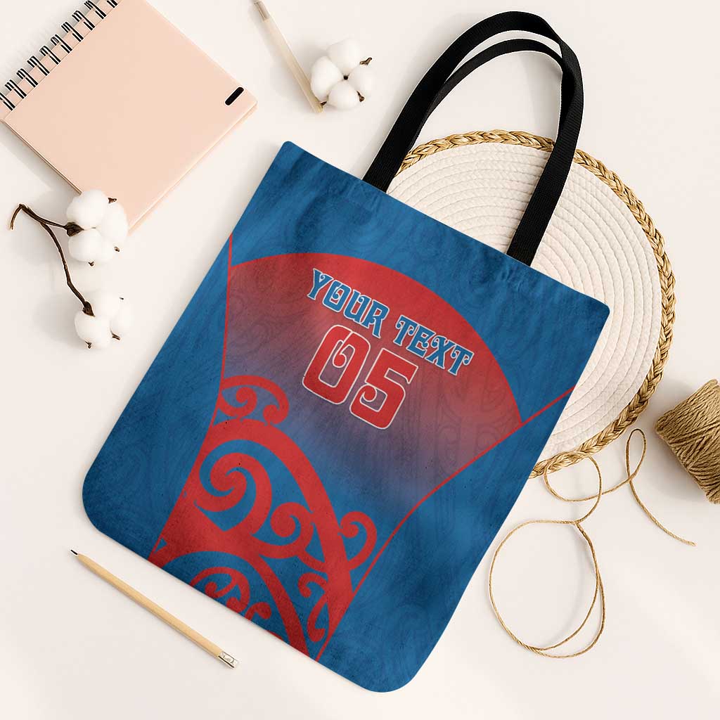 Custom St Joseph's Maori Girls' College Tote Bag Maori Koru Pattern
