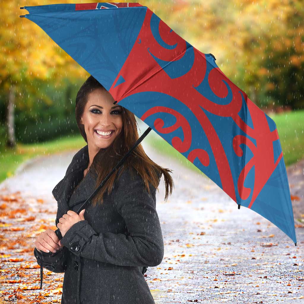 Custom St Joseph's Maori Girls' College Umbrella Maori Koru Pattern