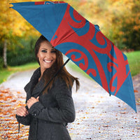 Custom St Joseph's Maori Girls' College Umbrella Maori Koru Pattern