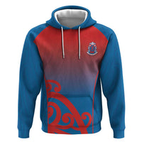 Custom St Joseph's Maori Girls' College Zip Hoodie Maori Koru Pattern