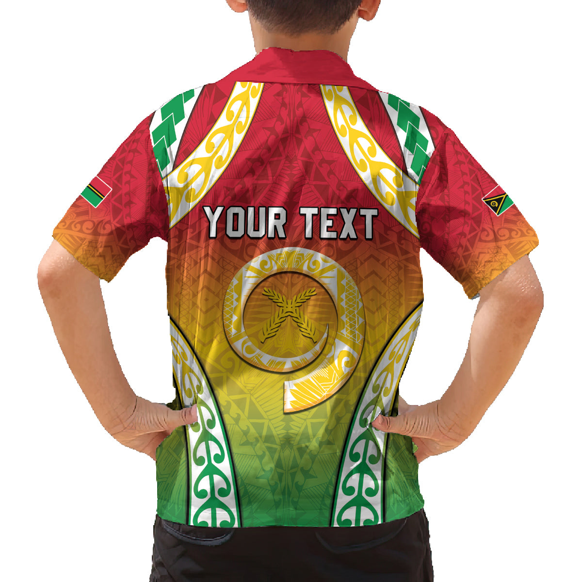 Personalised Vanuatu Family Matching Long Sleeve Bodycon Dress and Hawaiian Shirt Proud To Be A Ni-Van With Tribal Pattern LT05 - Polynesian Pride