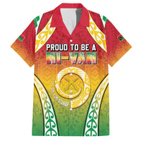 Personalised Vanuatu Family Matching Long Sleeve Bodycon Dress and Hawaiian Shirt Proud To Be A Ni-Van With Tribal Pattern LT05 Dad's Shirt - Short Sleeve Reggae - Polynesian Pride