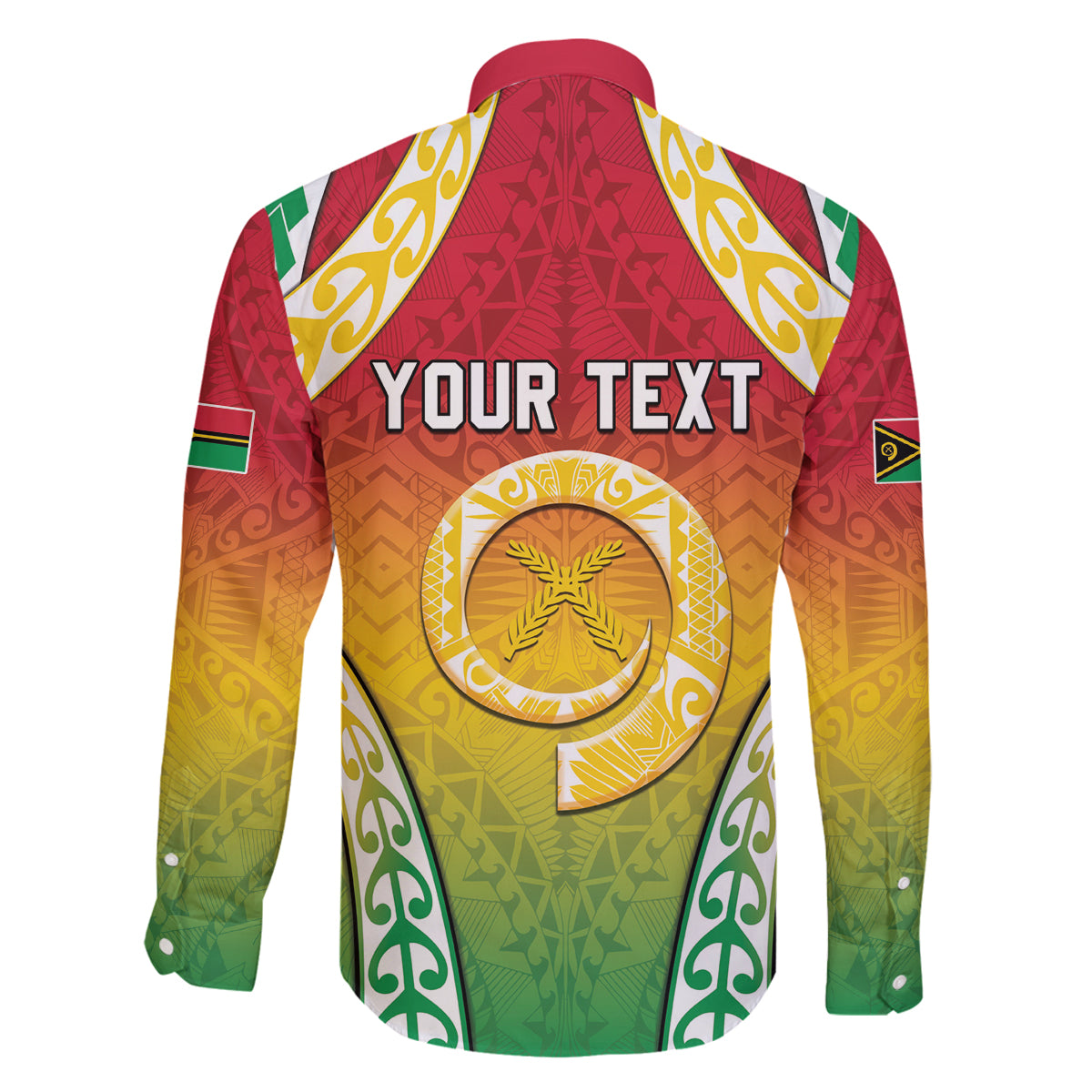 Personalised Vanuatu Family Matching Long Sleeve Bodycon Dress and Hawaiian Shirt Proud To Be A Ni-Van With Tribal Pattern LT05 - Polynesian Pride