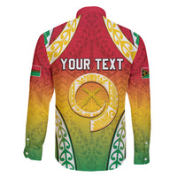 Personalised Vanuatu Family Matching Long Sleeve Bodycon Dress and Hawaiian Shirt Proud To Be A Ni-Van With Tribal Pattern LT05 - Polynesian Pride