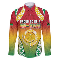 Personalised Vanuatu Family Matching Puletasi and Hawaiian Shirt Proud To Be A Ni-Van With Tribal Pattern