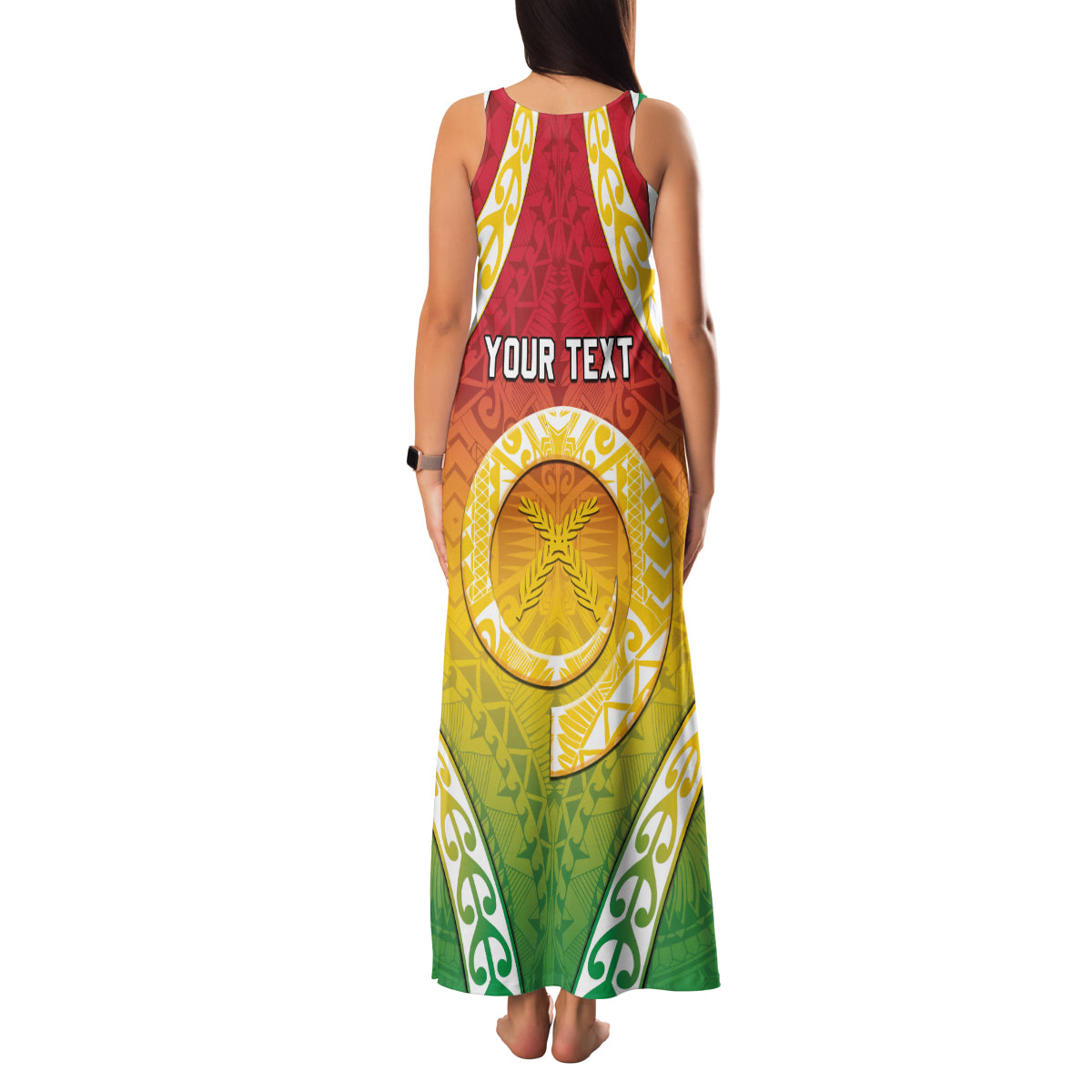 Personalised Vanuatu Family Matching Tank Maxi Dress and Hawaiian Shirt Proud To Be A Ni-Van With Tribal Pattern