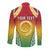 Personalised Vanuatu Long Sleeve Button Shirt Proud To Be A Ni-Van With Tribal Pattern