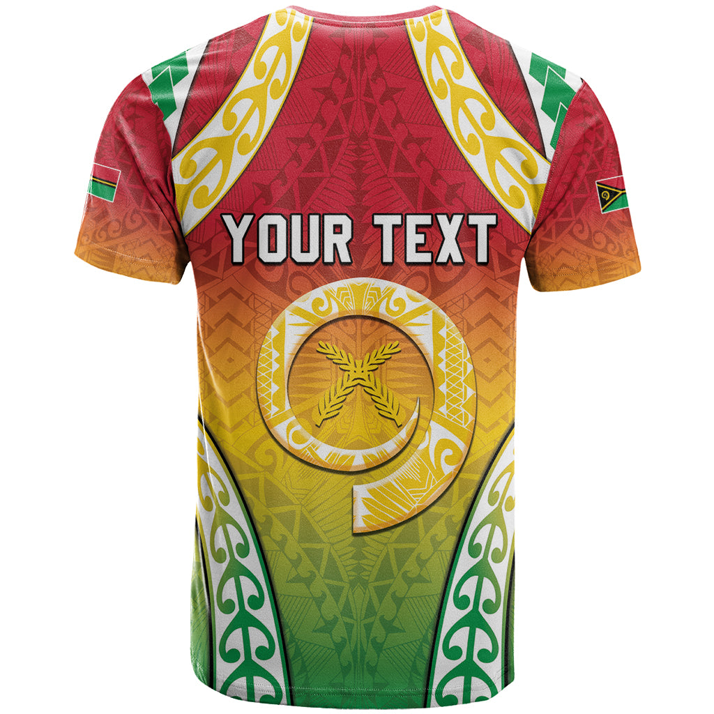 Personalised Vanuatu T Shirt Proud To Be A Ni-Van With Tribal Pattern