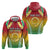 Personalised Vanuatu Zip Hoodie Proud To Be A Ni-Van With Tribal Pattern