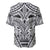 Polynesian Tattoo Inspired Cosplay Costume Baseball Jersey Tribal Warrior White - Polynesian Pride