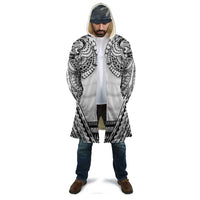 Polynesian Tattoo Inspired Cosplay Costume Cloak Tribal Warrior White - Polynesian Pride