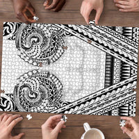 Polynesian Tattoo Inspired Cosplay Costume Puzzle Tribal Warrior White - Polynesian Pride