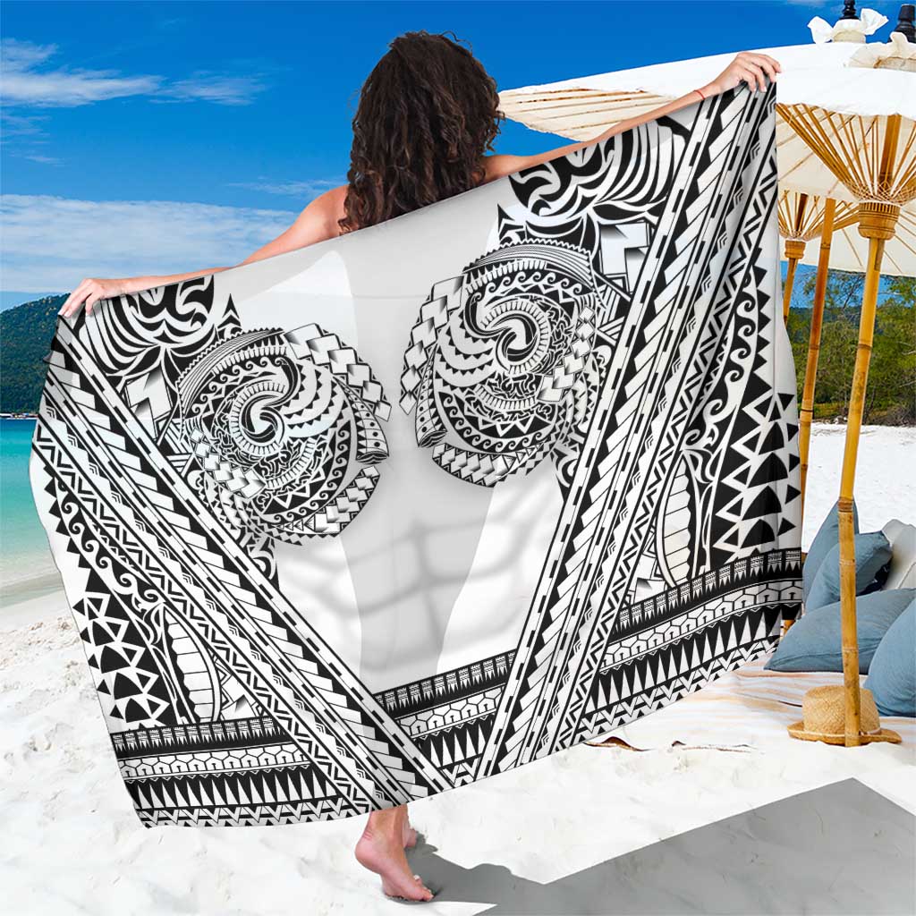 Polynesian Tattoo Inspired Cosplay Costume Sarong Tribal Warrior White - Polynesian Pride