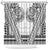 Polynesian Tattoo Inspired Cosplay Costume Shower Curtain Tribal Warrior White - Polynesian Pride