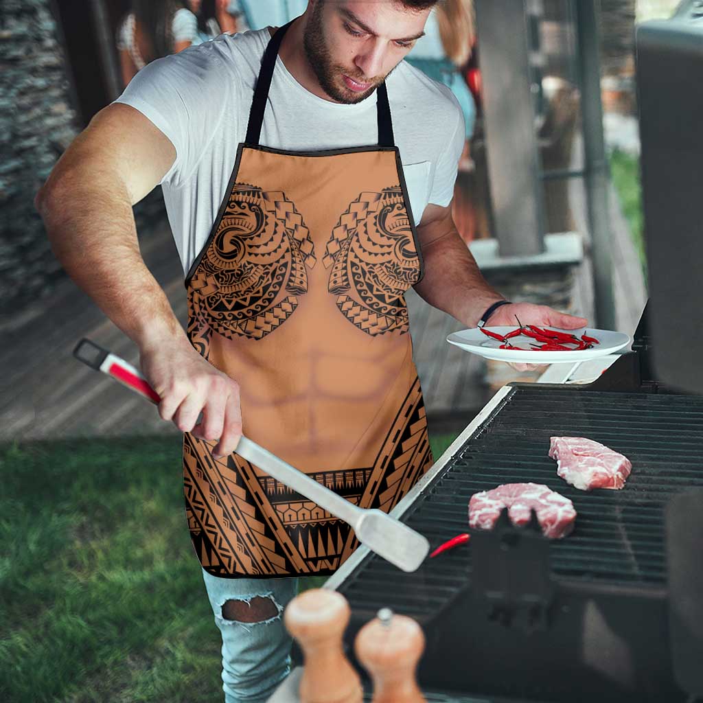 Polynesian Tattoo Inspired Cosplay Costume Apron Tribal Warrior - Polynesian Pride