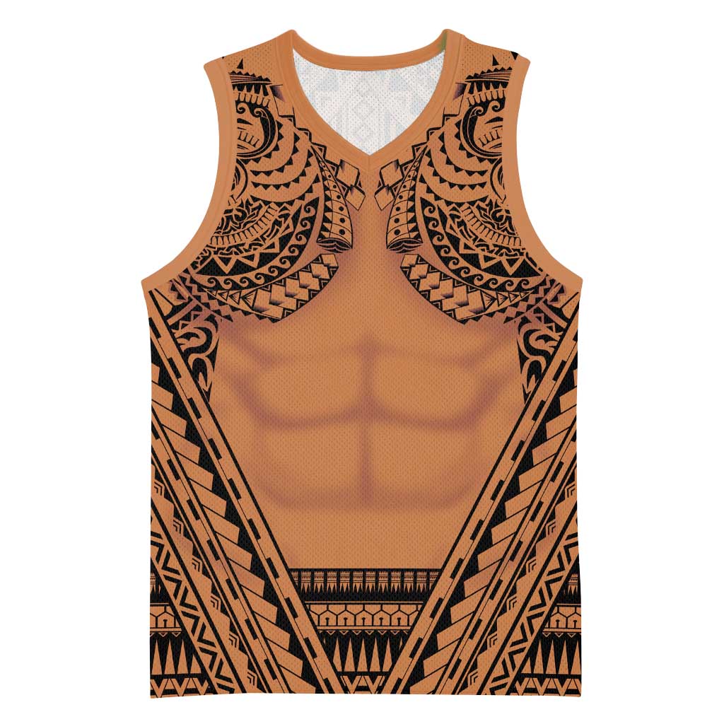 Polynesian Tattoo Inspired Cosplay Costume Basketball Jersey Tribal Warrior - Polynesian Pride