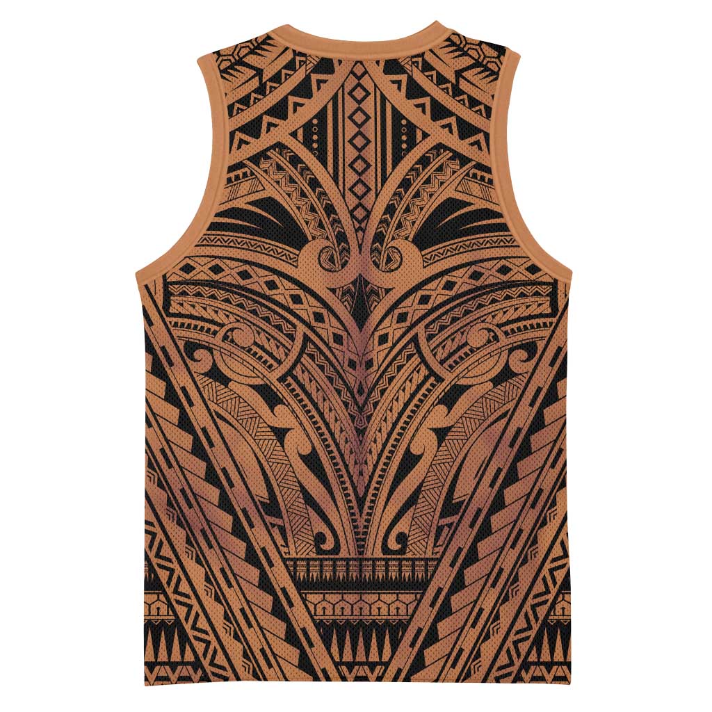 Polynesian Tattoo Inspired Cosplay Costume Basketball Jersey Tribal Warrior - Polynesian Pride