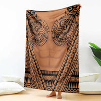 Polynesian Tattoo Inspired Cosplay Costume Blanket Tribal Warrior - Polynesian Pride