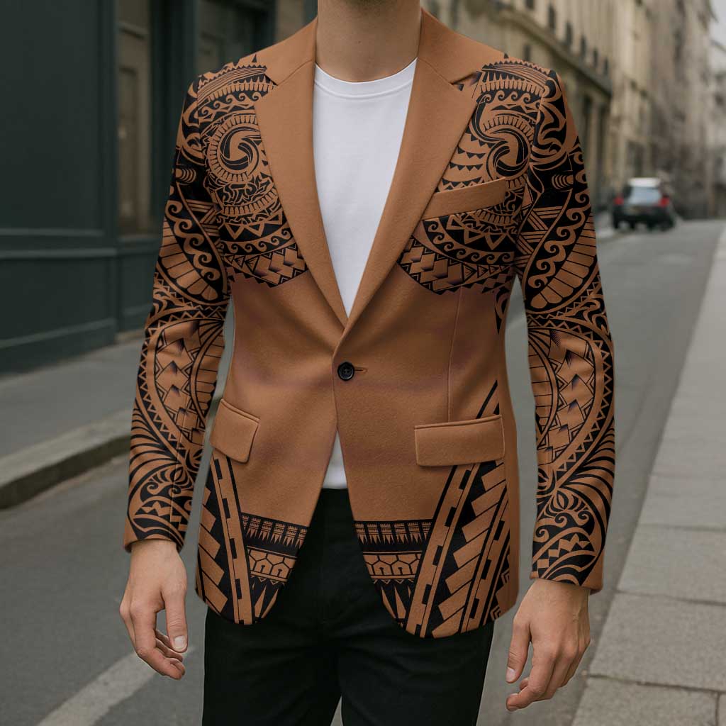 Polynesian Tattoo Inspired Cosplay Costume Blazer Tribal Warrior - Polynesian Pride
