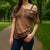 Polynesian Tattoo Inspired Cosplay Costume Cross Shoulder Shirt Tribal Warrior - Polynesian Pride