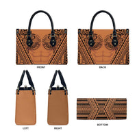 Polynesian Tattoo Inspired Cosplay Costume Leather Bag Tribal Warrior - Polynesian Pride