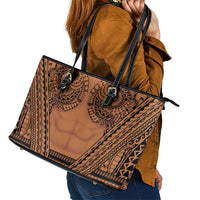 Polynesian Tattoo Inspired Cosplay Costume Leather Tote Bag Tribal Warrior LT05 - Polynesian Pride