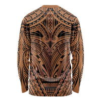 Polynesian Tattoo Inspired Cosplay Costume Long Sleeve Shirt Tribal Warrior - Polynesian Pride