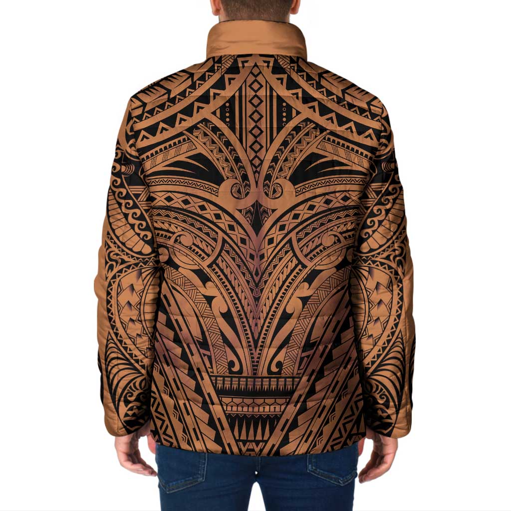 Polynesian Tattoo Inspired Cosplay Costume Padded Jacket Tribal Warrior - Polynesian Pride