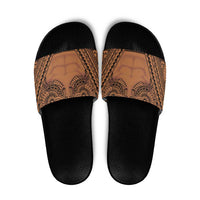 Polynesian Tattoo Inspired Cosplay Costume Slide Sandals Tribal Warrior - Polynesian Pride