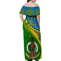 malampa-day-family-matching-off-shoulder-maxi-dress-and-hawaiian-shirt-sand-drawing-vanuatuan-pattern